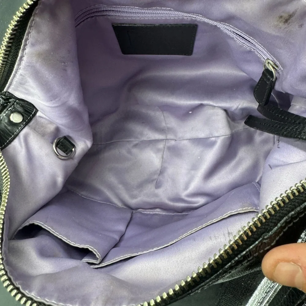 Coach Black Patent Leather Soho Shoulder Bag